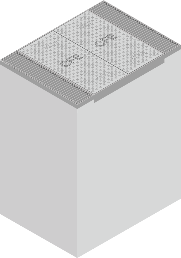 Bóveda para Transformador Sumergible 156x116x200