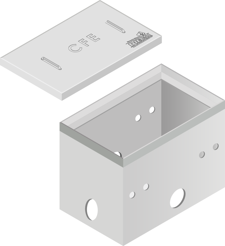 Registro de Concreto Hidráulico 50x80x65