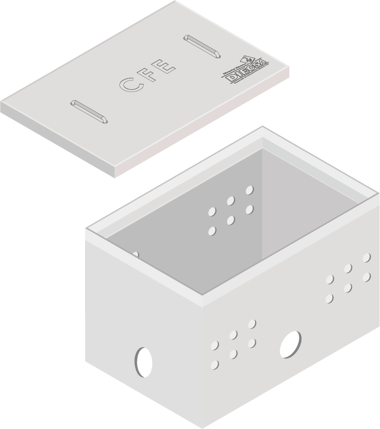 Registro de Concreto Hidráulico 66x100x65
