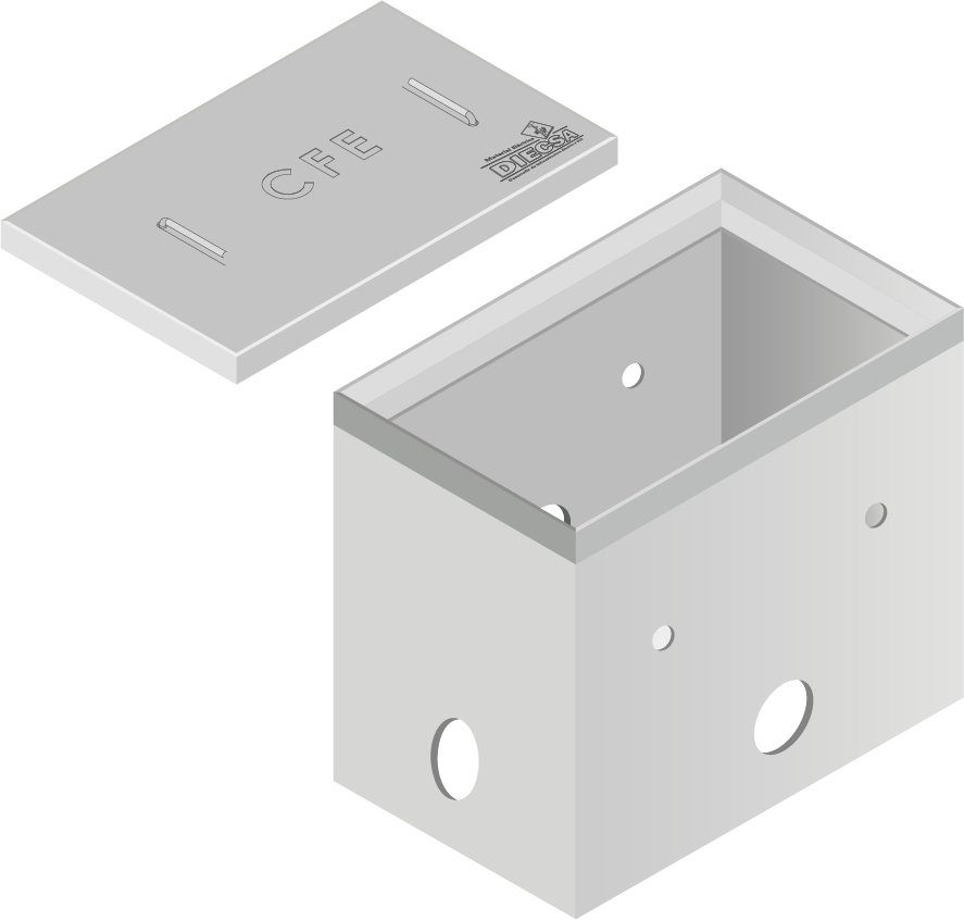 Registro de Concreto Hidráulico 50x80x90