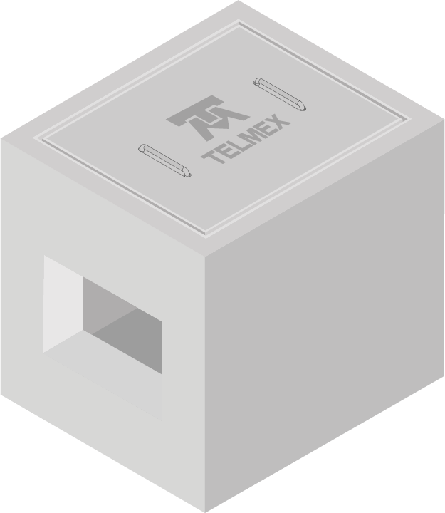 Registro de Concreto L1T 63x73x68 cm