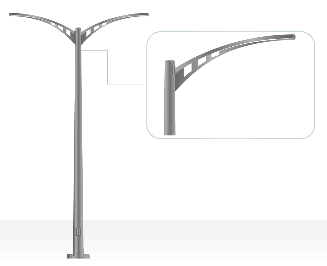 Poste Cordova 1 ó 2 Brazos