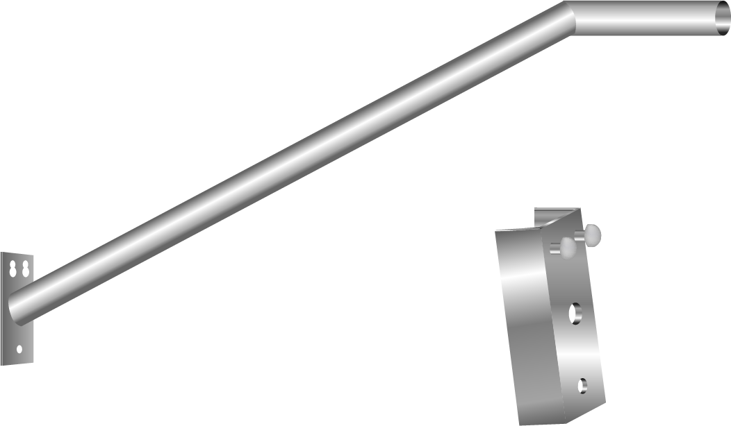 Brazo para Poste Metálico